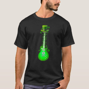 Gitarrist Electric Guitar Leprechaun St Patrick's T-Shirt
