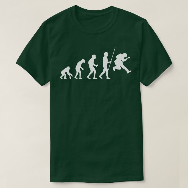 Gitarrist-Evolution T-Shirt (Design vorne)