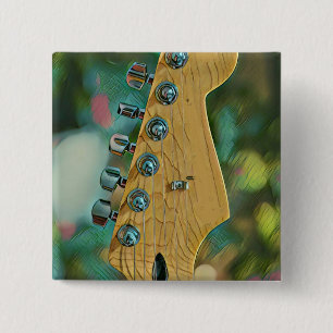 Gitarrist Geburtstagsgeschenk Button