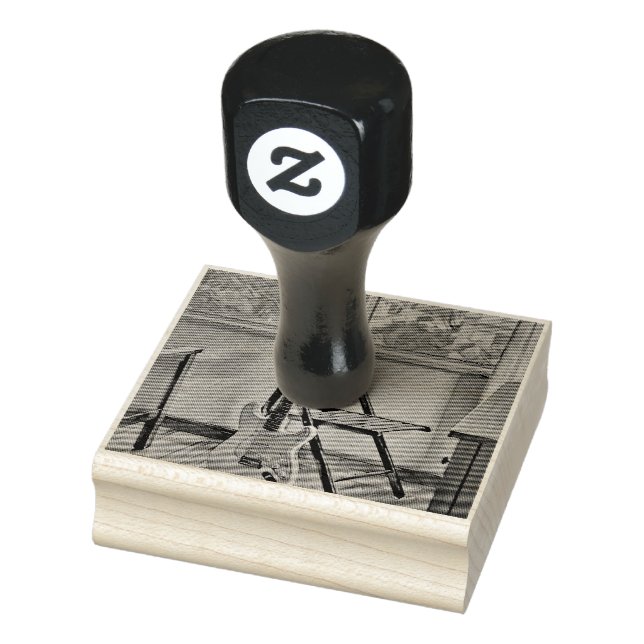 Gitarrist Geburtstagsgeschenk Gummistempel (Stempel)
