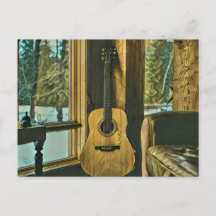 Gitarrist Geburtstagsgeschenk Postkarte