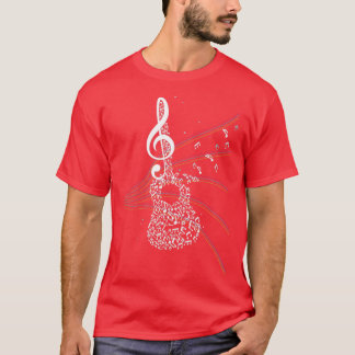 Gitarrist Gift Treble Clef Music T-Shirt