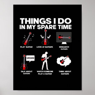 Gitarrist Gitarre Addicdicdicted Gitarrist Music B Poster