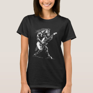 Gitarrist Gitarre - Gitarre Spieler Pferd Vater Mu T-Shirt