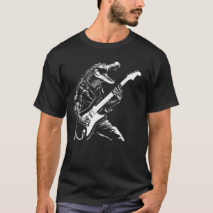 Gitarrist Gitarre - Gitarrenspieler Alligator Vate T-Shirt