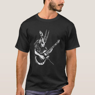 Gitarrist Gitarre - Gitarrespieler Gazelle Vater M T-Shirt