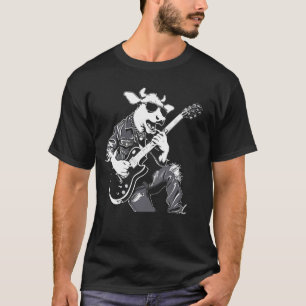 Gitarrist Gitarre - Kuh Bauer Züchter Holstein Cat T-Shirt