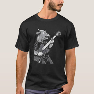 Gitarrist Gitarre - Kuhbauer Züchter Braunvieh T-Shirt