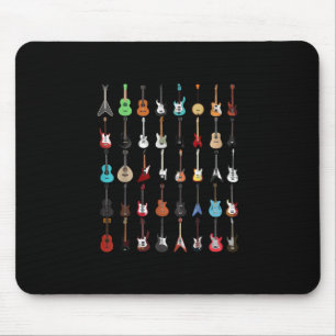 Gitarrist Gitarre Musical Instrument Rock and Roll Mousepad
