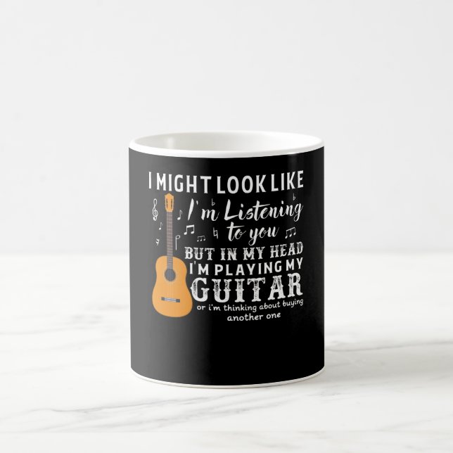 Gitarrist Gitarre Player Electric Funny Gift Idee Kaffeetasse (Mittel)