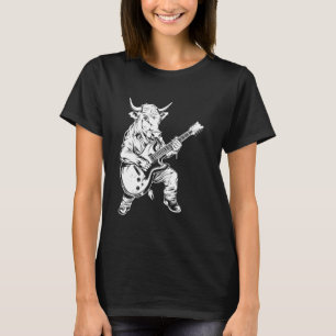 Gitarrist Gitarre - Rinderbauer Züchter Charolais  T-Shirt