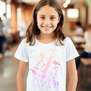 Gitarrist Gitarrist Music Colorful Individuelle Na T-Shirt