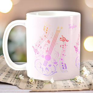 Gitarrist Gitarrist Music Pink Name für sie Kaffeetasse
