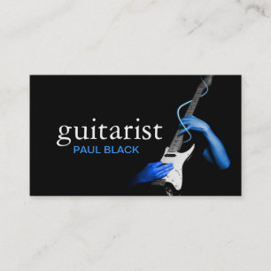 Gitarrist Guitar Instructor Music Instruments Visitenkarte
