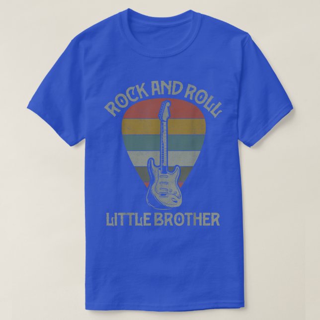 Gitarrist Little Bro Tshirt BrotherVathers Day Gui (Design vorne)