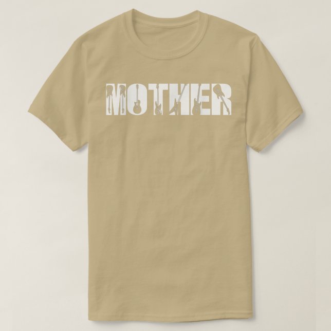 Gitarrist Mother Funny Music Gitarre Lover Mütter T-Shirt (Design vorne)