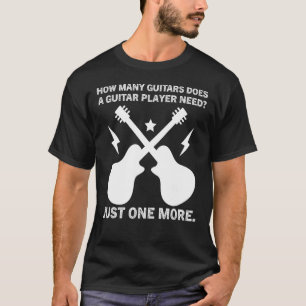 Gitarrist Music Wie viele Gitarren macht eine Gita T-Shirt