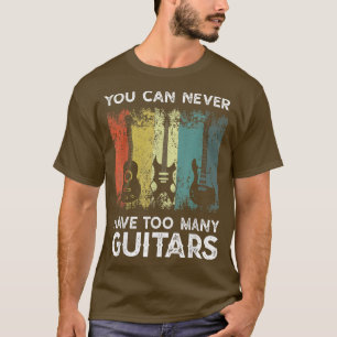 Gitarrist Musical kann man nie zu viele Ratschläge T-Shirt