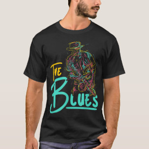 Gitarrist Musician Blues Guitar Vintag Blues Musi T-Shirt