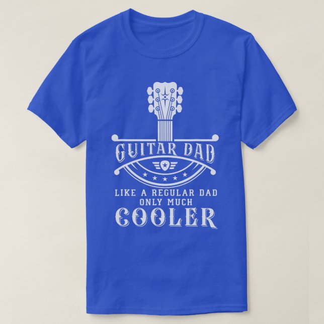 GItarrist Musician Gitarre Vater sind Cool Guitar  T-Shirt (Design vorne)