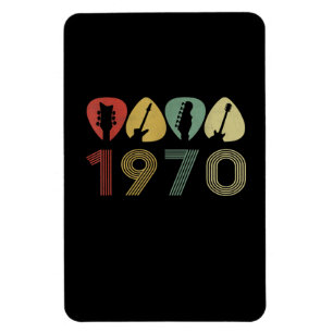 Gitarrist Plektrum 1970 Gitarrist Geburtstag Magnet