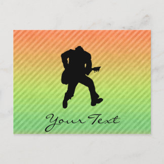 Gitarrist Postkarte