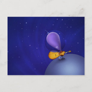 Gitarrist Postkarte