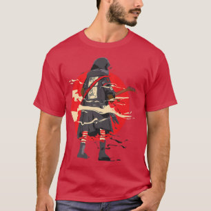 Gitarrist Samurai Musician Gitarre T-Shirt