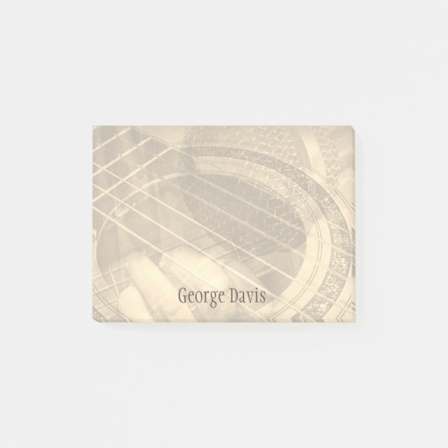 Gitarrist Sängerin Post-it Klebezettel (Vorderseite)