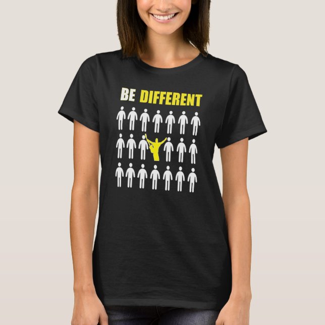 Gitarrist Sei Anders Inspiration T-Shirt (Vorderseite)