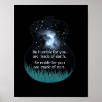 Gitarrist sein Humble für Sie sind gemacht Earth X