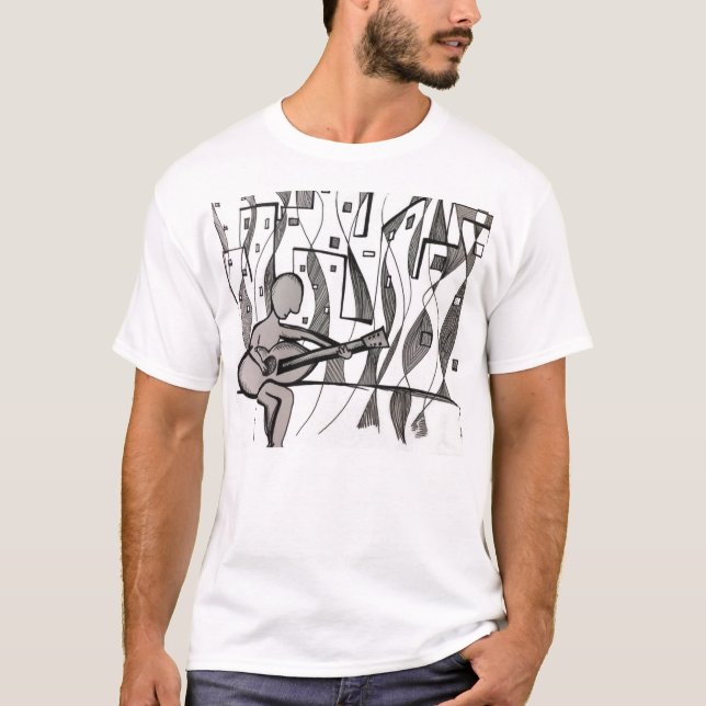 Gitarrist-Shirt T-Shirt (Vorderseite)