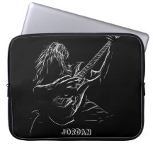 Gitarrist-Silhouette