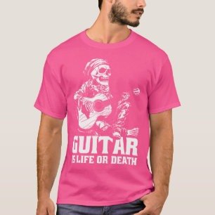 Gitarrist Skeleton Instrument - Akustische Gitarre T-Shirt