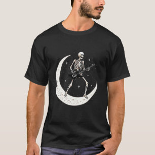 Gitarrist Skelett - Gitarrist Rock and Roll T-Shirt