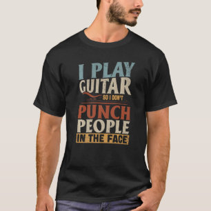 Gitarrist spiele ich Gitarre, also hebe ich keine T-Shirt