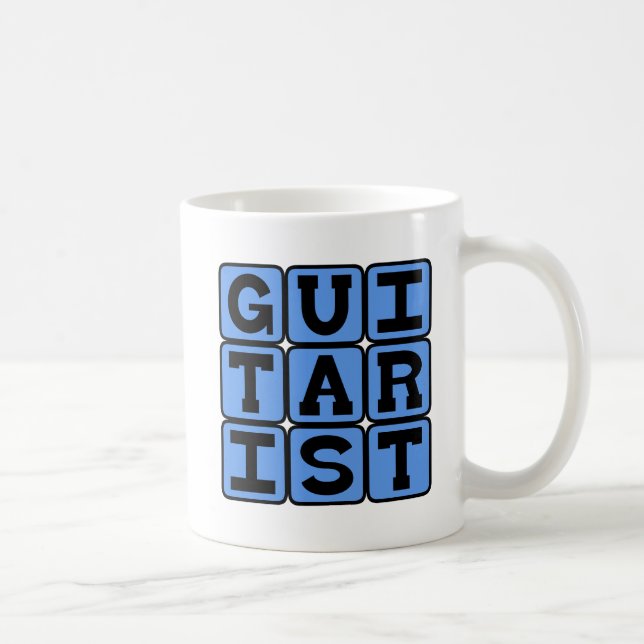 Gitarrist, Streichmusiker Tasse (Rechts)