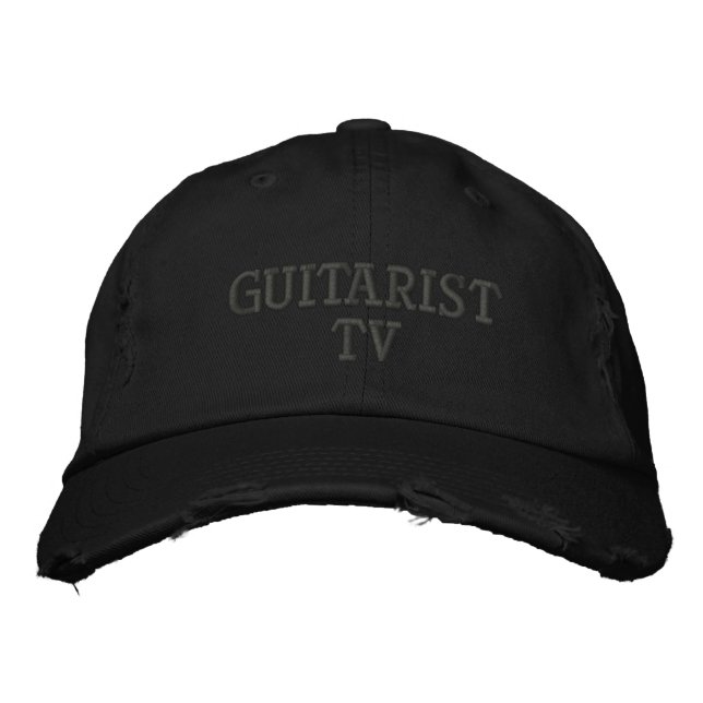 Gitarrist TV Cap Bestickte Kappe (Vorderseite)
