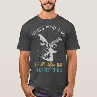 Gitarrist und Gitarrist der Low-End-Gitarre T-Shirt