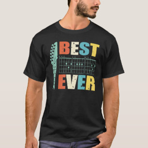 Gitarrist Vater Bester Dad Ever D A D Akkord Dad G T-Shirt