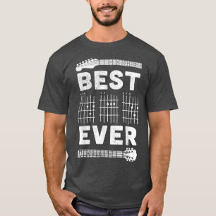 Gitarrist Vater Bester Vater je D A D Chord Gesche T-Shirt