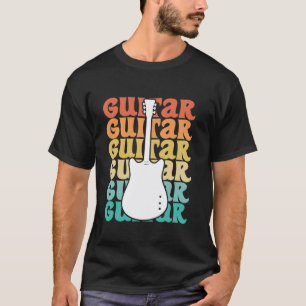 Gitarrist Vintage Gitarrenspieler Gitarrist T-Shirt