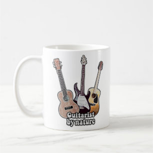 Gitarrist von Natur aus lustige Gitarrenwerke Kaffeetasse