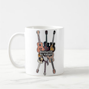 Gitarrist von Natur aus positives Zitat für Gitarr Kaffeetasse