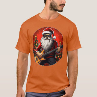 Gitarrist Weihnachtsfamilie T-Shirt