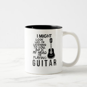 Gitarrist Zweifarbige Tasse