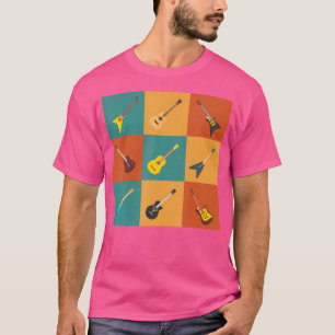 Gitarristen Ideen für Männer Neuheit akustisch Git T-Shirt