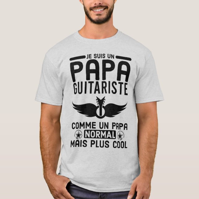 Gitarristenpapa T-Shirt (Vorderseite)