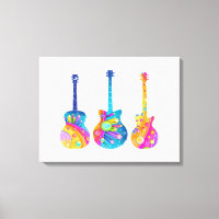 GITARS STARTE LEINWAND ART DRUCKER