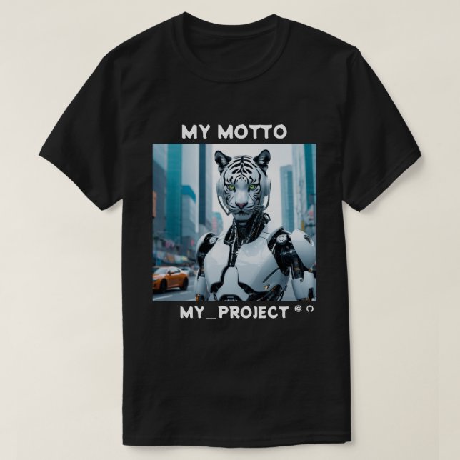 GitHub-Projektvorlage T-Shirt (Design vorne)